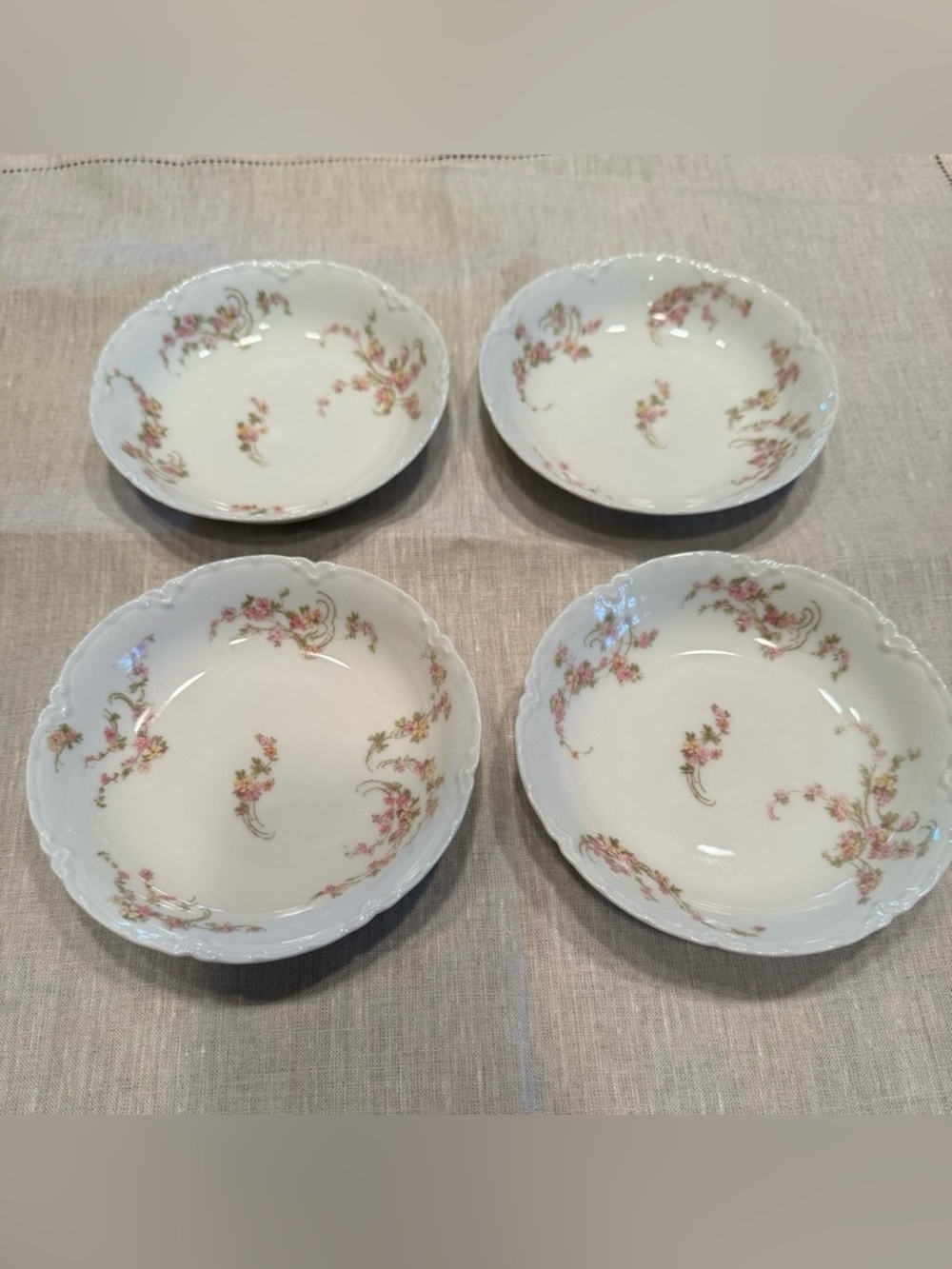 Vintage Haviland France Limoges “Norma Collection” Porcelain 5” Plates -Set of 4